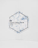 Travis Mathew Mens White Ocean Vessel Snapback Hat