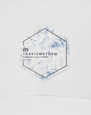 Travis Mathew Mens White Ocean Vessel Snapback Hat