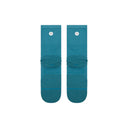 Stance Mens Teal Infiknit Run Light Crew Socks