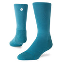 Stance Mens Teal Infiknit Run Light Crew Socks