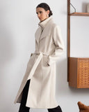Alison Sheri Ladies Oatmeal Coat