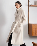 Alison Sheri Ladies Oatmeal Coat