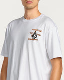 Volcom Mens White Enamel SS Tshirt