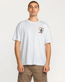 Volcom Mens White Enamel SS Tshirt