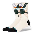 Stance Mens Hangover Carlos Off White Crew Socks