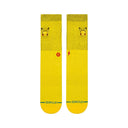 Stance Mens Yellow Pikachu Crew Socks