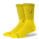 Stance Mens Yellow Pikachu Crew Socks