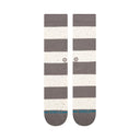 Stance Mens Grey Nep Stripe Crew Socks