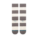Stance Mens Grey Nep Stripe Crew Socks