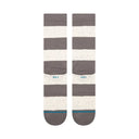Stance Mens Grey Nep Stripe Crew Socks