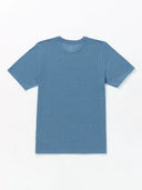 Volcom Mens Stone Blue Heather Fill It Up SS Tshirt