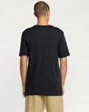 Volcom Mens Washed Black Walker SS Tshirt