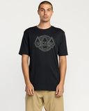 Volcom Mens Washed Black Walker SS Tshirt