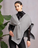 Alison Sheri Ladies Silver Wrap