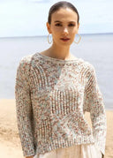Alison Sheri Ladies Multi Colour Lightweight Sweater
