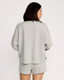 Volcom Ladies Heather Grey Lived In Fleece Short