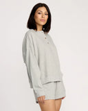Volcom Ladies Heather Grey Lived In Fleece Short