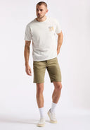 Buffalo Mens Olive Relaxed Straight Dean Shorts