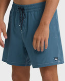 Billabong Lineup Solid Layback Real Teal Trunk