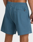 Billabong Lineup Solid Layback Real Teal Trunk