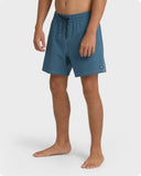 Billabong Lineup Solid Layback Real Teal Trunk