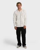 Billabong Men's All Day Zip Oatmeal Heather Hoodie