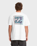 Billabong Men's Crayon Wave Off White Tshirt