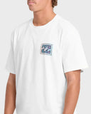 Billabong Men's Crayon Wave Off White Tshirt