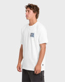 Billabong Men's Crayon Wave Off White Tshirt