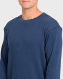 Billabong Men's Dark Denim Essential Thermal LS Shirt