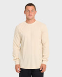 Billabong Men's Essential Thermal Oatmeal LS Shirt
