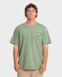 Billabong Men's Foundry Hedge Green Tshirt