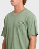 Billabong Men's Foundry Hedge Green Tshirt