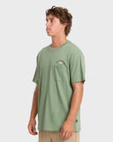 Billabong Men's Foundry Hedge Green Tshirt