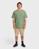 Billabong Men's Foundry Hedge Green Tshirt
