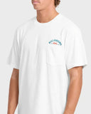 Billabong Men's Foundry Off White Tshirt