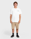 Billabong Men's Foundry Off White Tshirt
