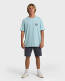 Billabong Men's Hollow Premium Dusty Blue Tshirt
