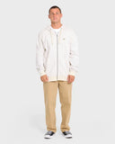Billabong Men's Light Grey Heather All Day Zip Hoodie