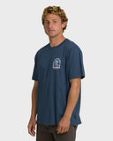 Billabong Men's Portal Dark Denim Premium Tshirt