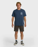 Billabong Men's Portal Dark Denim Premium Tshirt