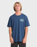 Billabong Men's Runner Dark Denim Tshirt