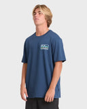 Billabong Men's Runner Dark Denim Tshirt