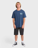 Billabong Men's Runner Dark Denim Tshirt