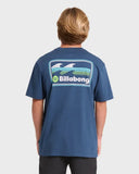 Billabong Men's Runner Dark Denim Tshirt