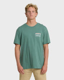 Billabong Men's Runner Premium Sea Green Tshirt