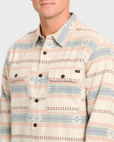 Billabong Men's Sand Khaki Offshore Jacquard Flannel LS Shirt