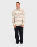 Billabong Men's Sand Khaki Offshore Jacquard Flannel LS Shirt