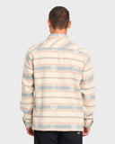 Billabong Men's Sand Khaki Offshore Jacquard Flannel LS Shirt