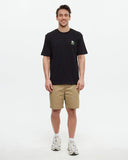 Ten Tree Mens Meteorite Black/Gulf Stream Urban Abstract Relaxed Tshirt
